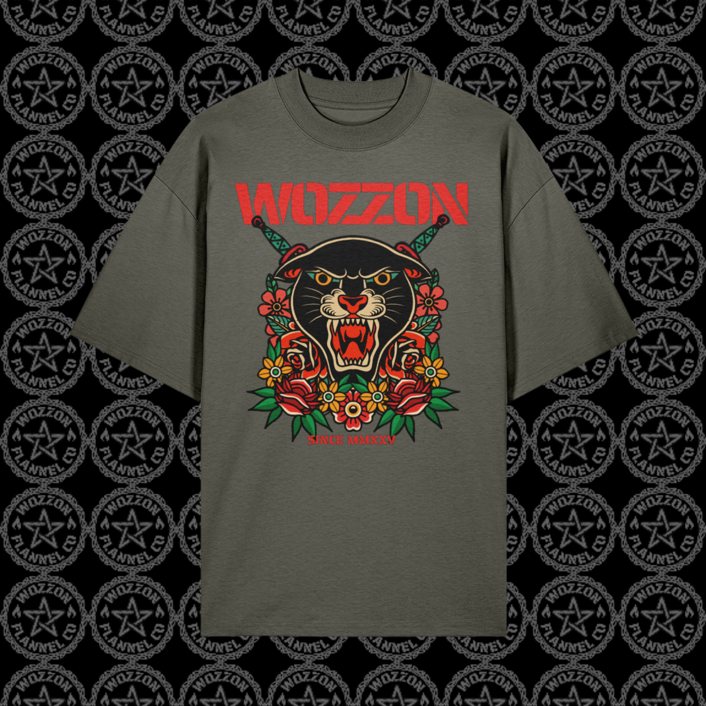 Panther oversize tee